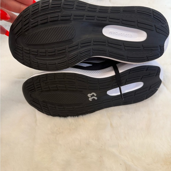 Adidas Black and White Sneakers Runfalcon Running Shoes - Picture 3 of 4